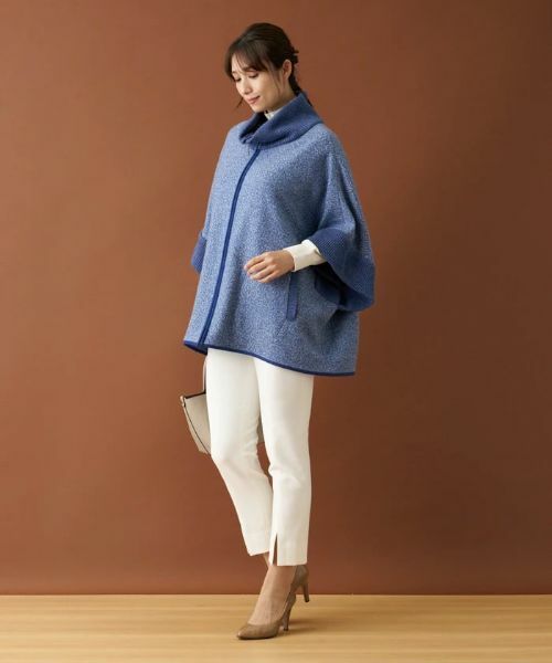 Leilian / レリアン その他アウター | ジップニットポンチョ | 詳細3