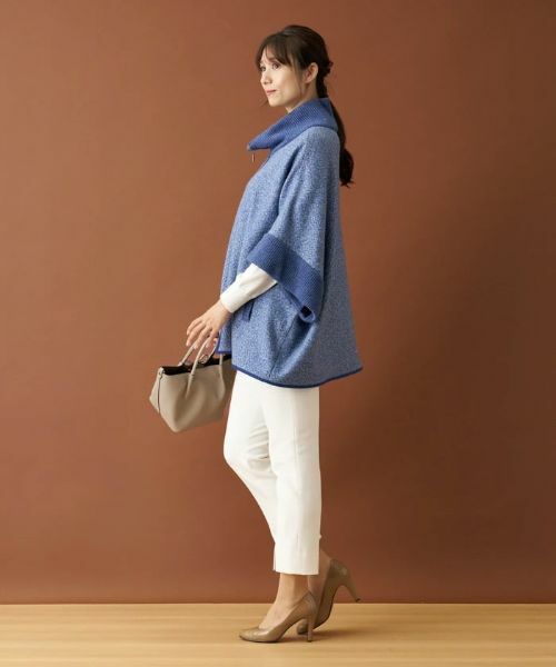 Leilian / レリアン その他アウター | ジップニットポンチョ | 詳細5