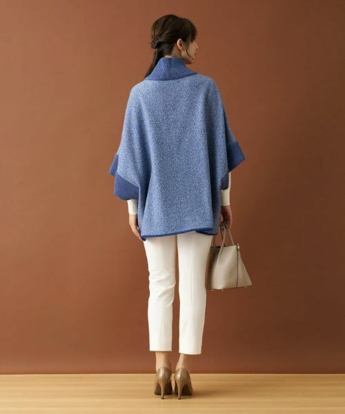Leilian / レリアン その他アウター | ジップニットポンチョ | 詳細6