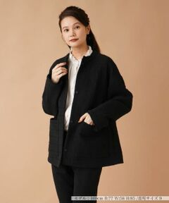 Leilian / レリアン テーラードジャケット | チェックノーカラージャケット【my perfect wardrobe】