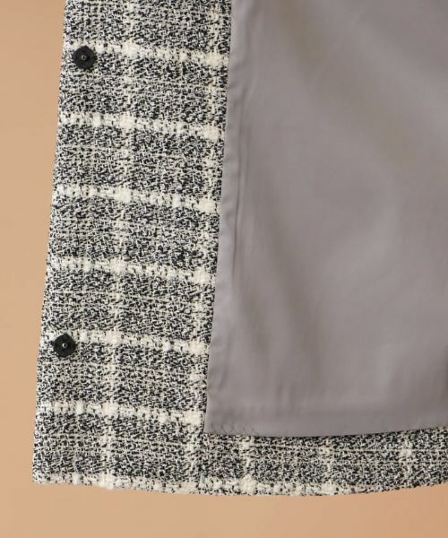 Leilian / レリアン テーラードジャケット | チェックノーカラージャケット【my perfect wardrobe】 | 詳細14