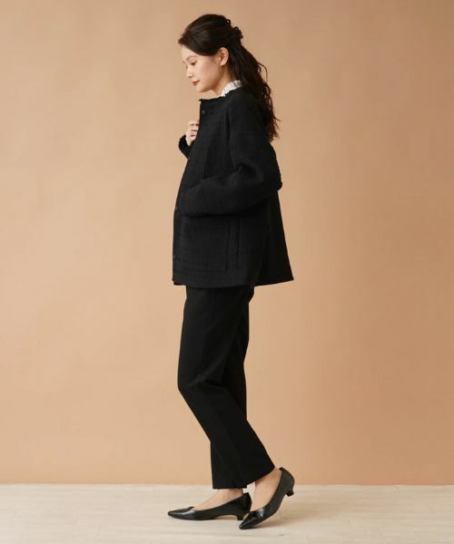 Leilian / レリアン テーラードジャケット | チェックノーカラージャケット【my perfect wardrobe】 | 詳細17