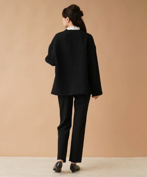 Leilian / レリアン テーラードジャケット | チェックノーカラージャケット【my perfect wardrobe】 | 詳細18