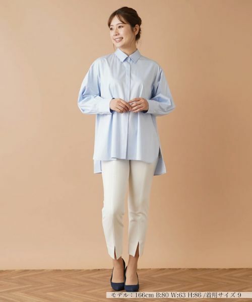 Leilian / レリアン シャツ・ブラウス | 襟付き比翼ブラウス【my perfect wardrobe】 | 詳細1