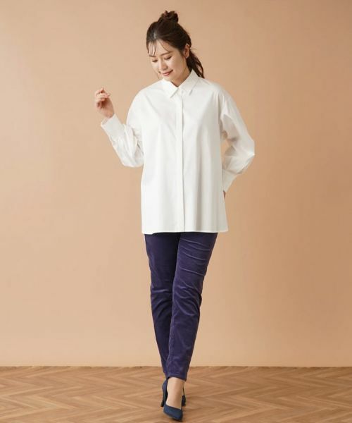 Leilian / レリアン シャツ・ブラウス | 襟付き比翼ブラウス【my perfect wardrobe】 | 詳細13