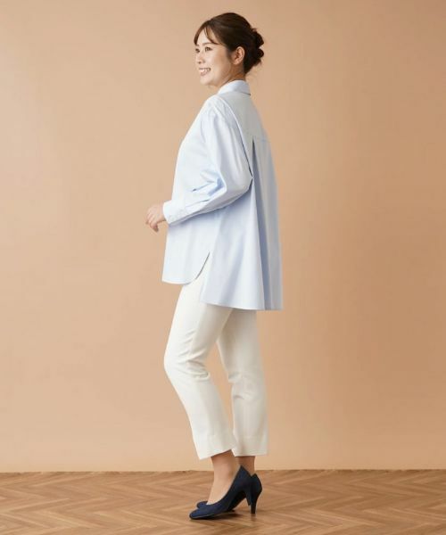 Leilian / レリアン シャツ・ブラウス | 襟付き比翼ブラウス【my perfect wardrobe】 | 詳細2