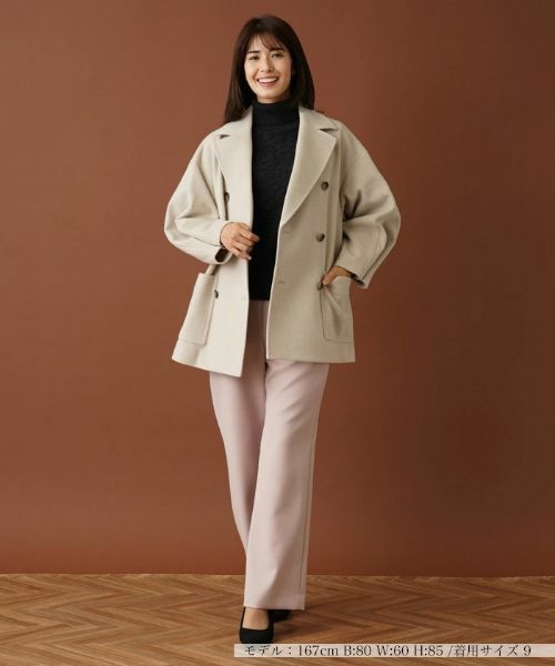 Leilian / レリアン その他アウター | ダブルテーラードコート【my perfect wardrobe】 | 詳細1