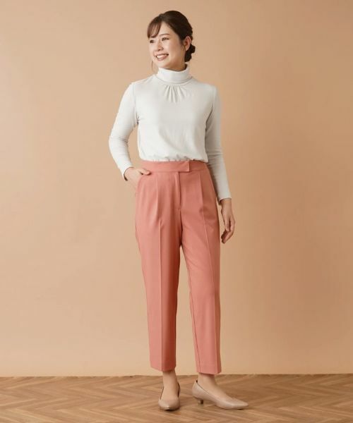 Leilian / レリアン その他パンツ | クロップドタックパンツ【my perfect wardrobe】 | 詳細12