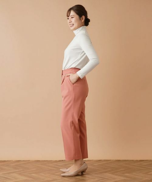 Leilian / レリアン その他パンツ | クロップドタックパンツ【my perfect wardrobe】 | 詳細13