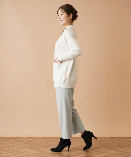 Leilian / レリアン その他パンツ | クロップドタックパンツ【my perfect wardrobe】 | 詳細19