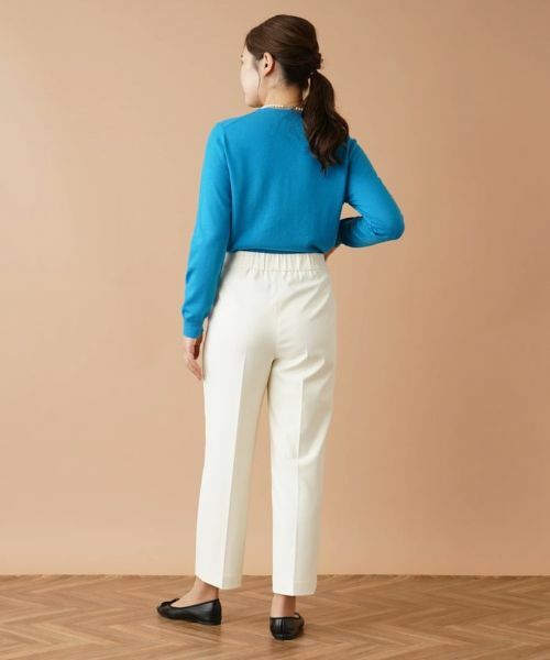 Leilian / レリアン その他パンツ | クロップドタックパンツ【my perfect wardrobe】 | 詳細3