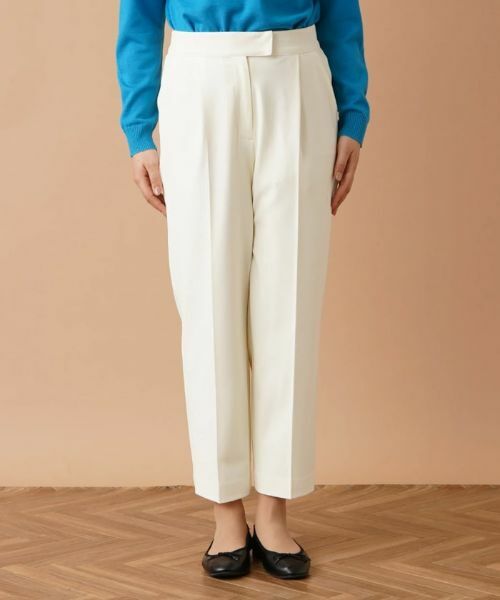 Leilian / レリアン その他パンツ | クロップドタックパンツ【my perfect wardrobe】 | 詳細4