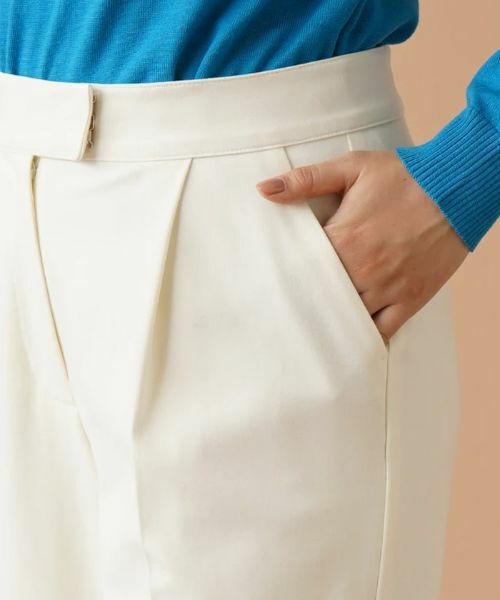 Leilian / レリアン その他パンツ | クロップドタックパンツ【my perfect wardrobe】 | 詳細8