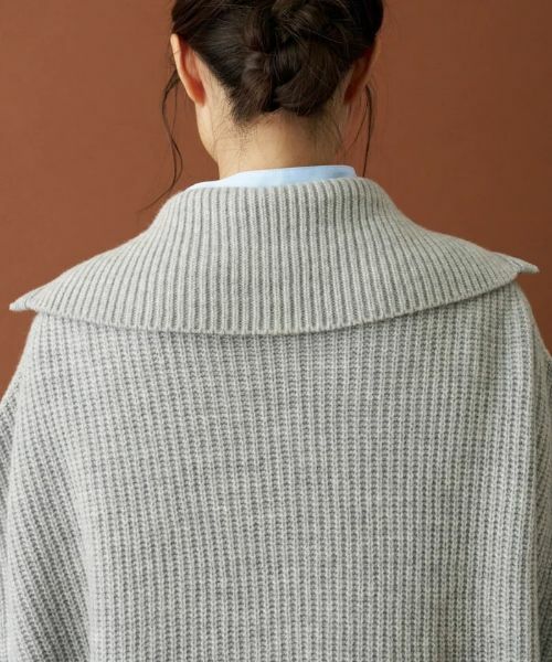 Leilian / レリアン テーラードジャケット | ハーフジップニットジレ【Leilian：EZUMI】 | 詳細14