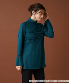 Leilian / レリアン カットソー | シャーリングギャザーカットソー【Leilian：EZUMI】