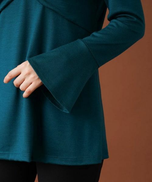 Leilian / レリアン カットソー | シャーリングギャザーカットソー【Leilian：EZUMI】 | 詳細13