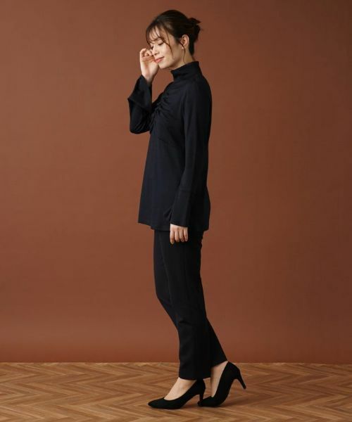 Leilian / レリアン カットソー | シャーリングギャザーカットソー【Leilian：EZUMI】 | 詳細2