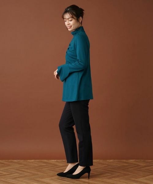 Leilian / レリアン カットソー | シャーリングギャザーカットソー【Leilian：EZUMI】 | 詳細5