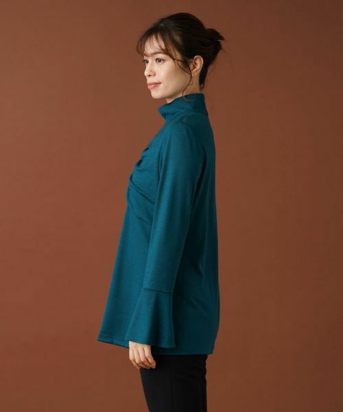 Leilian / レリアン カットソー | シャーリングギャザーカットソー【Leilian：EZUMI】 | 詳細8