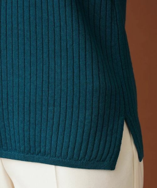 Leilian / レリアン ニット・セーター | 切替ベルスリーブリブニット【Leilian：EZUMI】 | 詳細13