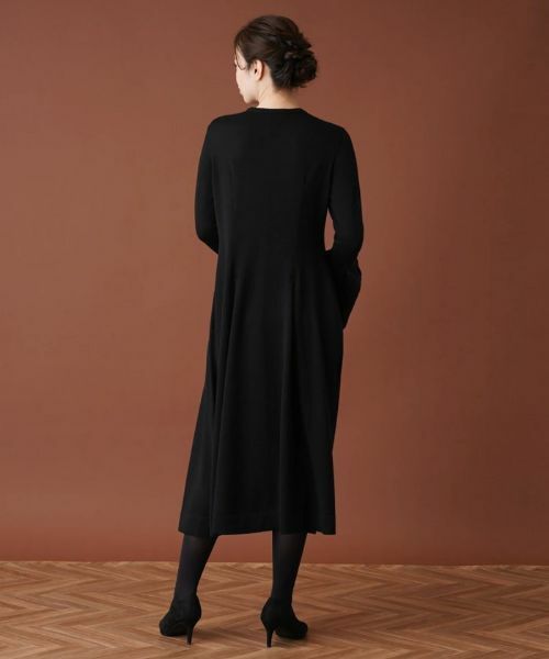 Leilian / レリアン ドレス | 【タウンエレガンス】ベルスリーブ切替フレアワンピース【Leilian:EZUMI】 | 詳細15