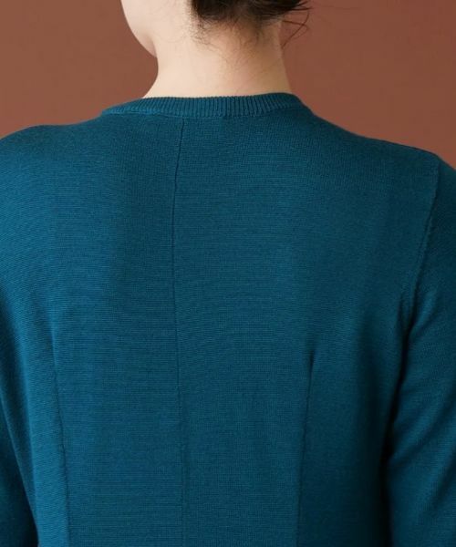 Leilian / レリアン ドレス | 【タウンエレガンス】ベルスリーブ切替フレアワンピース【Leilian:EZUMI】 | 詳細8