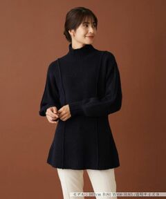 Leilian / レリアン ニット・セーター | バルーンスリーブハイネックニット【Leilian：EZUMI】