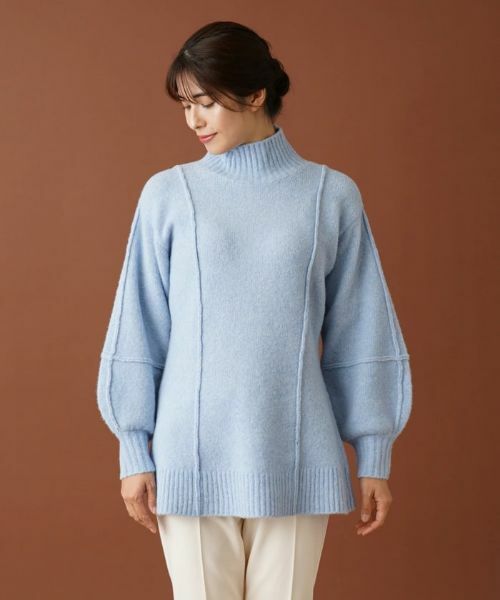 Leilian / レリアン ニット・セーター | バルーンスリーブハイネックニット【Leilian：EZUMI】 | 詳細4