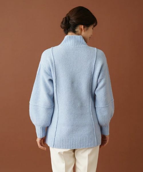 Leilian / レリアン ニット・セーター | バルーンスリーブハイネックニット【Leilian：EZUMI】 | 詳細6
