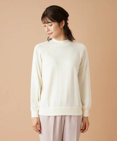 Leilian / レリアン ニット・セーター | ラグランハイネックニット | 詳細4