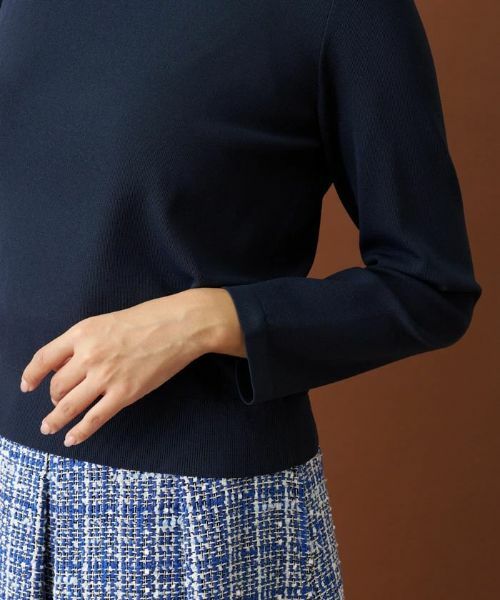 Leilian / レリアン ニット・セーター | クロッシェ編み切替ニット | 詳細12