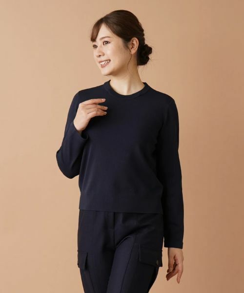 Leilian / レリアン ニット・セーター | クロッシェ編み切替ニット | 詳細21