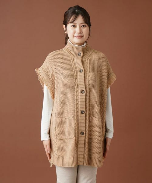 Leilian / レリアン テーラードジャケット | ハイネックニットベスト | 詳細4