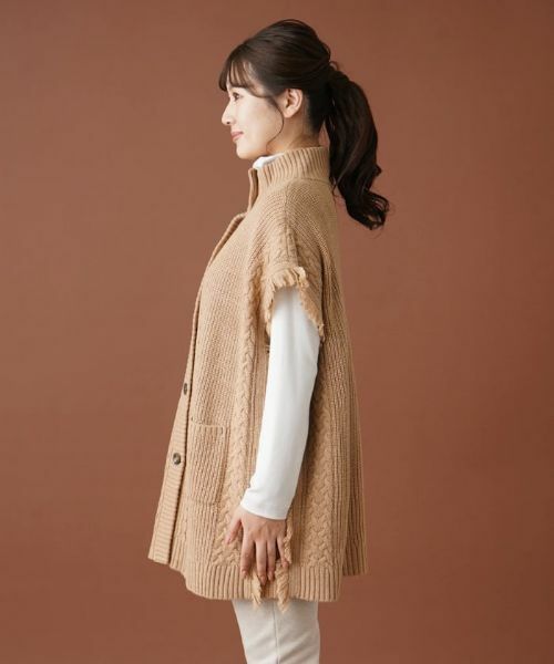 Leilian / レリアン テーラードジャケット | ハイネックニットベスト | 詳細5