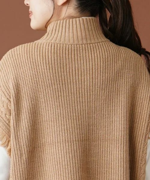 Leilian / レリアン テーラードジャケット | ハイネックニットベスト | 詳細8