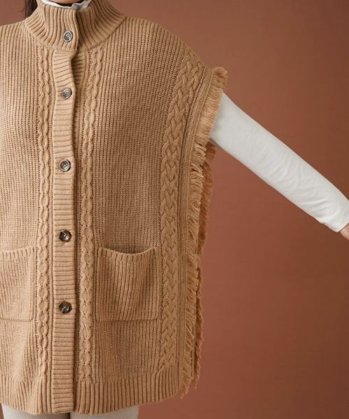 Leilian / レリアン テーラードジャケット | ハイネックニットベスト | 詳細9
