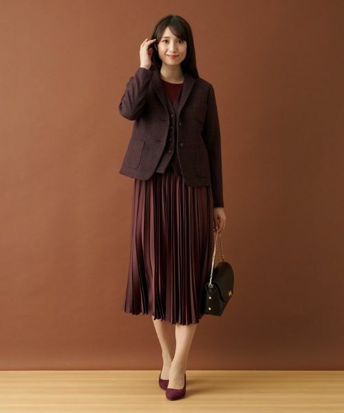 Leilian / レリアン テーラードジャケット | ヘリンボーンテーラードジャケット | 詳細14