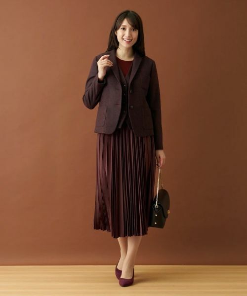 Leilian / レリアン テーラードジャケット | ヘリンボーンテーラードジャケット | 詳細16