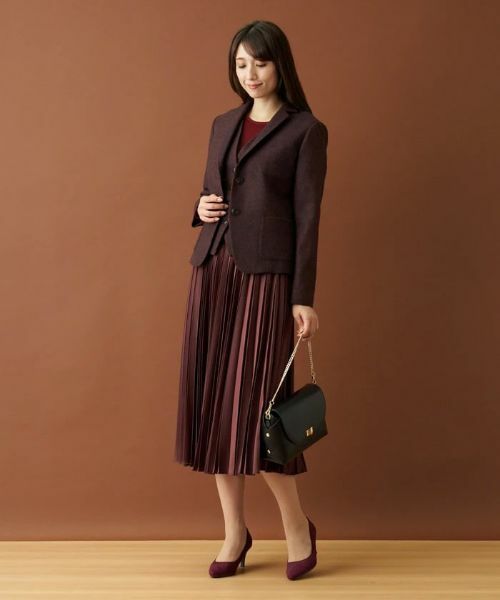 Leilian / レリアン テーラードジャケット | ヘリンボーンテーラードジャケット | 詳細19