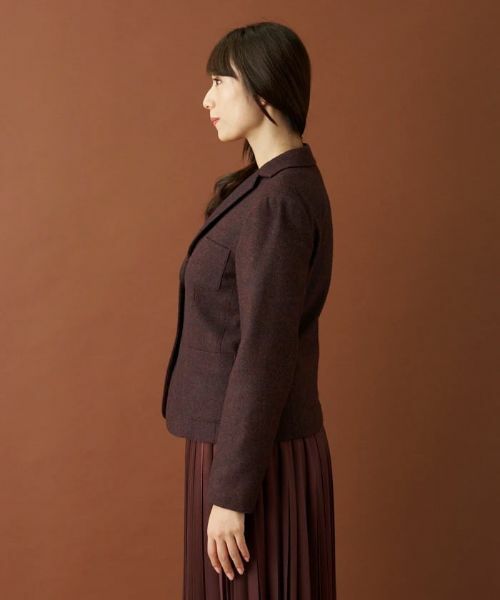 Leilian / レリアン テーラードジャケット | ヘリンボーンテーラードジャケット | 詳細28