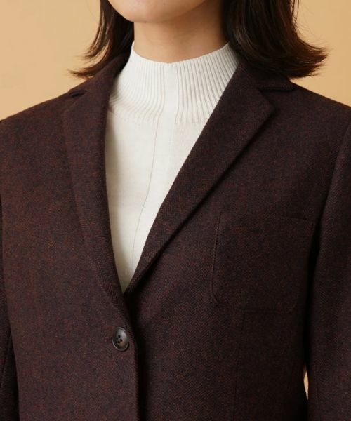 Leilian / レリアン テーラードジャケット | ヘリンボーンテーラードジャケット | 詳細7