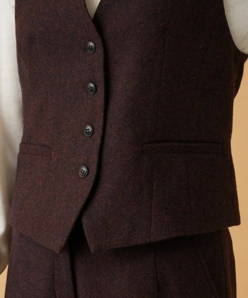 Leilian / レリアン テーラードジャケット | ヘリンボーンベスト | 詳細11