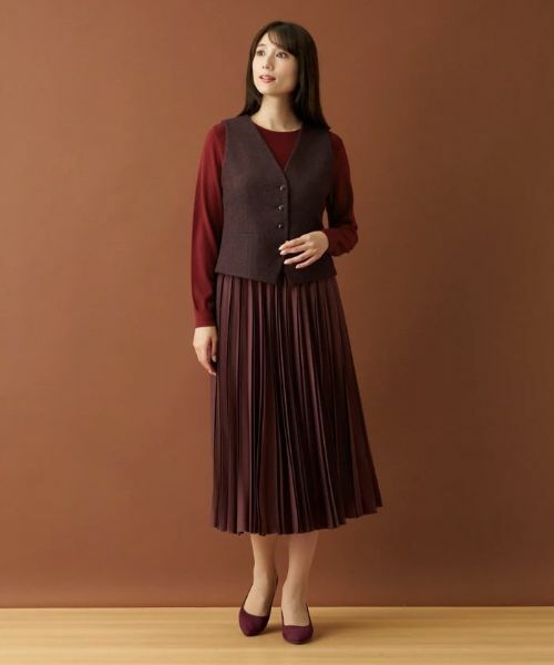 Leilian / レリアン テーラードジャケット | ヘリンボーンベスト | 詳細19