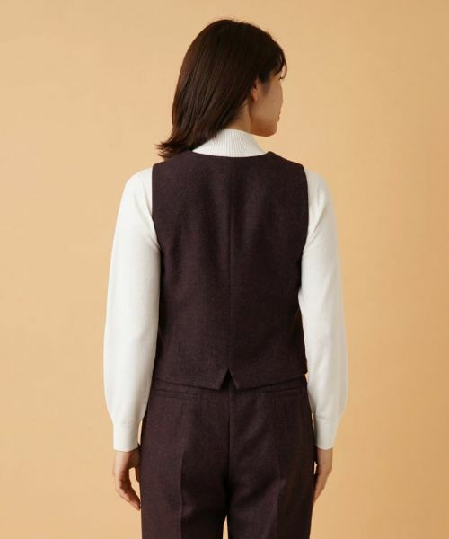 Leilian / レリアン テーラードジャケット | ヘリンボーンベスト | 詳細6