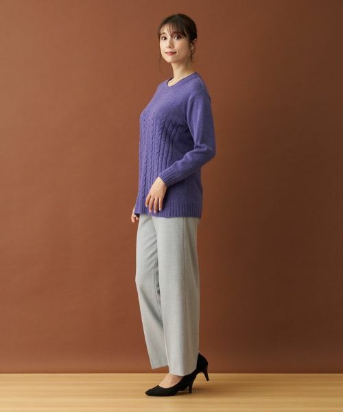 Leilian / レリアン その他パンツ | センタープレスワイドパンツ | 詳細10