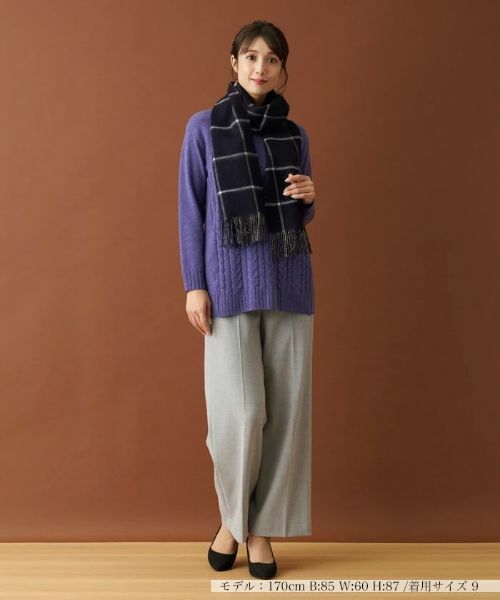 Leilian / レリアン その他パンツ | センタープレスワイドパンツ | 詳細11