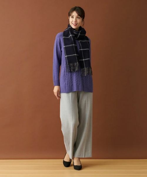 Leilian / レリアン その他パンツ | センタープレスワイドパンツ | 詳細13