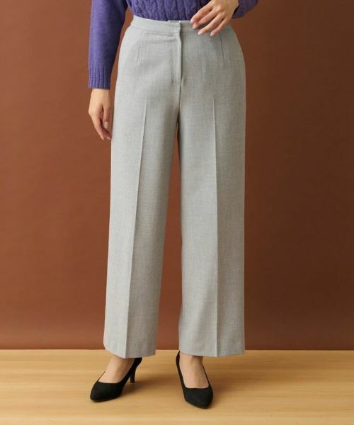 Leilian / レリアン その他パンツ | センタープレスワイドパンツ | 詳細16