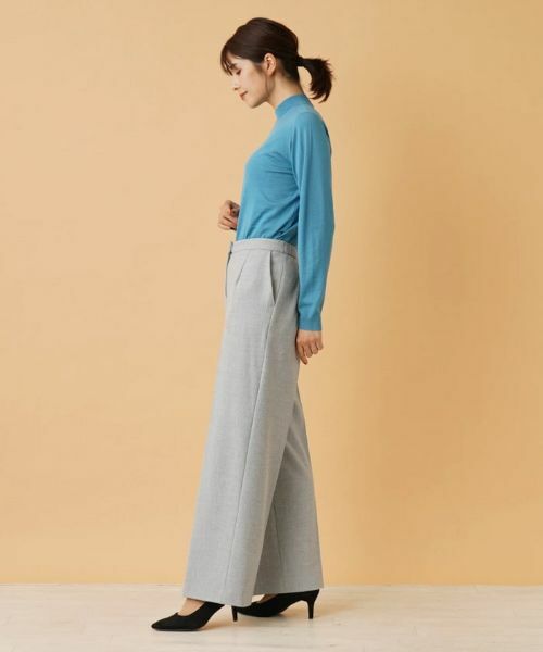 Leilian / レリアン その他パンツ | センタープレスワイドパンツ | 詳細2