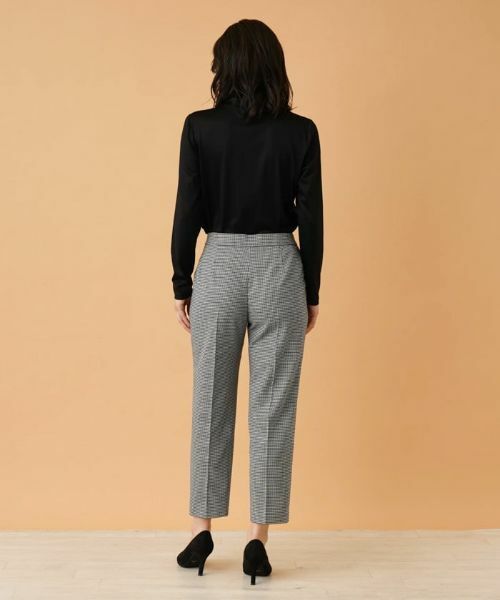 Leilian / レリアン その他パンツ | シェパードチェッククロップドパンツ | 詳細3